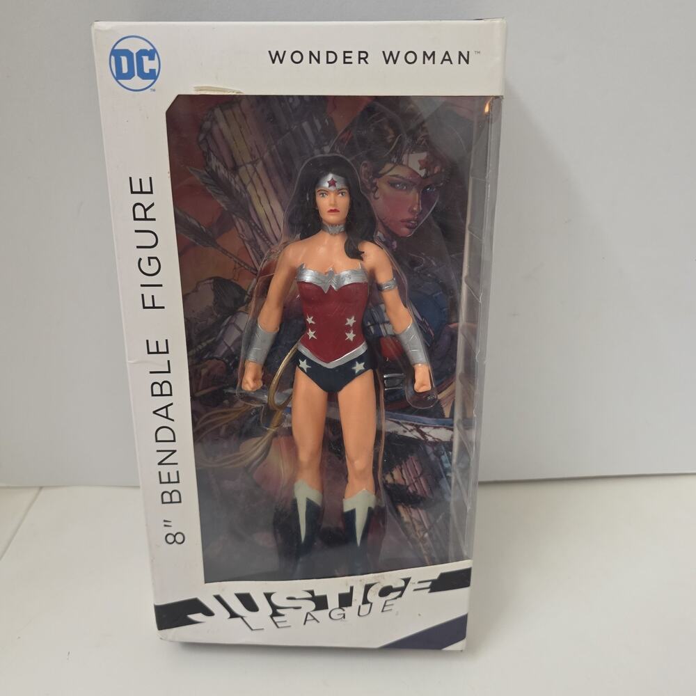 DC Comics - Justice League Wonder Woman 8" Bendable Figure In Box